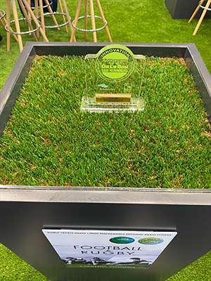 Domo Sports Grass - GaLaBau Germany 2022 Innovation Medal for Domo Infinitum - Renewable backing for artificial grass