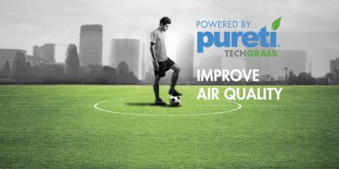 PURETi TECHGRASS - Domo Sports Grass - Gazon synthétique améliorant la qualité de l'air